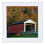 Square dimensions (in inches): 12 L x 12 W, image dimensions (in inches): 10 L x 10 W 100% poloyester; image is soft to touch. Made in USA Edges have pinking shear cut Image will not fade with washing. Image not a transfer, part of material