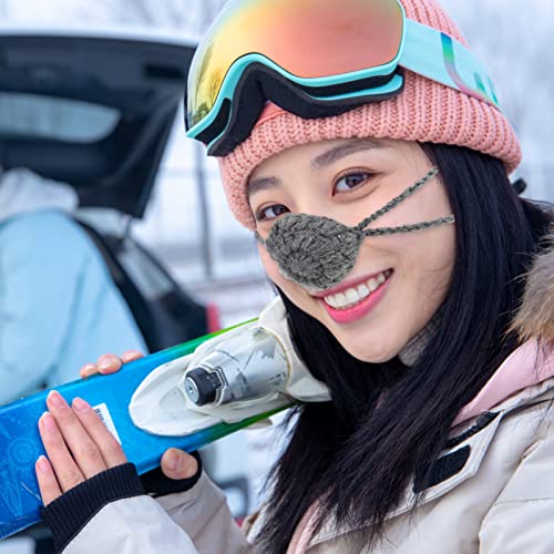 Nose Warmer Keep Warm Snow Protection for Outdoor Activities Games Comfort Winter Nose Warmer Gray3