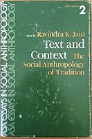 Text and Context: Social Anthropology of Tradition 0915980037 Book Cover