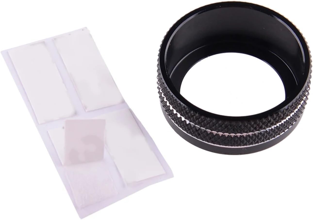 2Pcs Car Air Condition Knob Decorative Circle Ring Trim Red/Blue/Black Fit for toyotas Corolla Hatchback 2019 2020 2021(Blue)