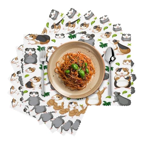 Set de table amusant tissu Oxford lavable maison et cuisine