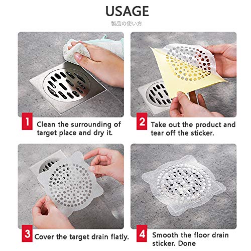 Adhesivo desechable para drenaje de ducha 30 piezas miniatura 4