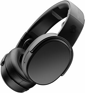Skullcandy Crusher Wireless Over-Ear Headphones: Haptic Bass You Feel, 50Hr Battery, Noise Isolating Fit, Bluetooth Mic for iPhone Android
