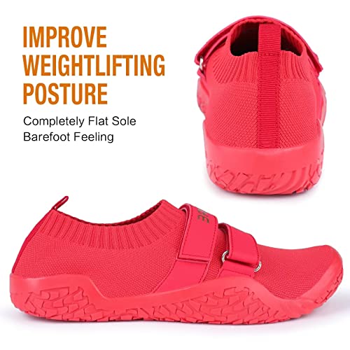 FANTURE Men's Women's Weightlifting Shoes Deadlift Squat Training Footwear Minimalist Barefoot Gym Sneakers3