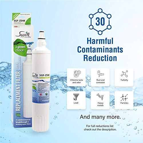 Swift Green Filters Sgf-W80-2Pk Replacement For 4396508, Wfnl300, Nl240, Wfl400V, Wfl500, Wf-300Br, Pur 4396547Replacement Water Filter, White (Sgf-W80 (2 Pack)) #TOP1