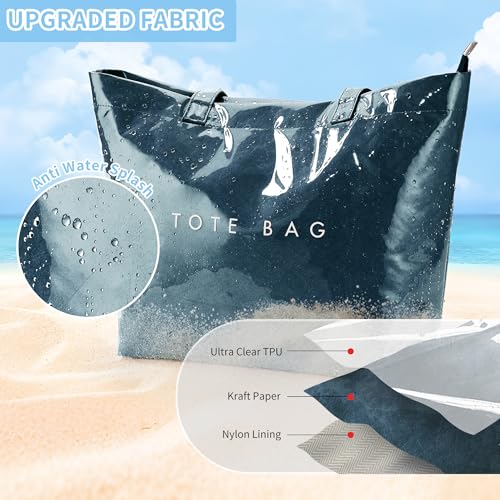 Bolso Tote con Cremallera KALIDI en PVC miniatura 4