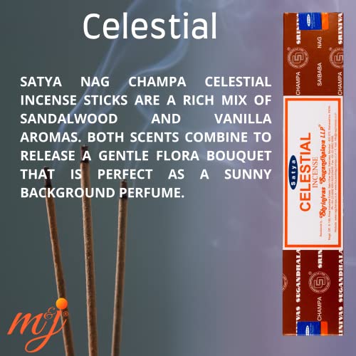 Original Satya Nag Champa Celestial Incense Sticks - Image 2