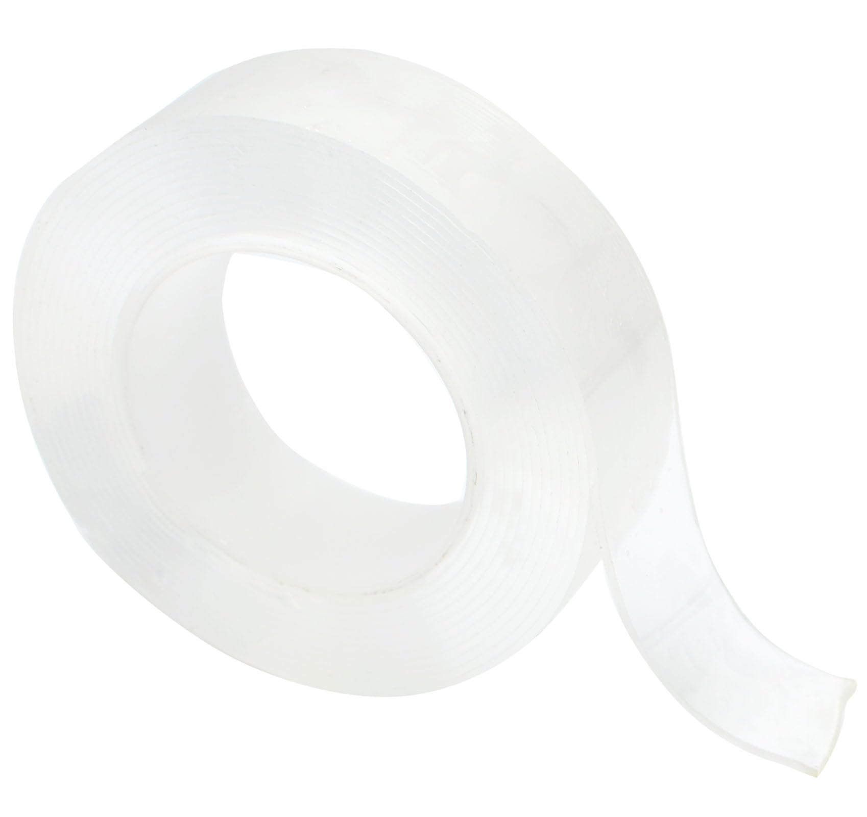 YIKANGHENG Upgrade Clear Double Side Sticky Tape, 13.4 Feet x 2 Inch 2mm Thick Nanometer Material Heavy Duty Removable Mounting Tape (1, 1.18 inch)