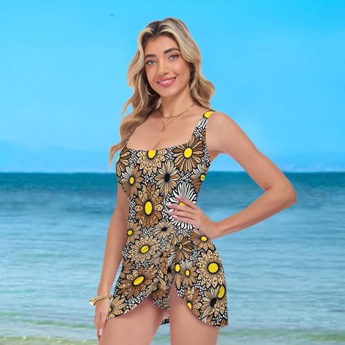 Maillot de bain une pièce léopard dos nu au galbe parfait