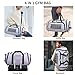 Gym Bags for Men & Women,46L Sports Travel Duffel Bag with Shoe Compartment,Expandable Carry On Weekender Bag for Airplane,Water Resistant Workout Overnight Backpack for Travel Gym,Grey