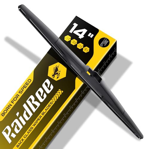 Image of Rear Wiper Blade 14 inch, OEM Replacement for Hyundai Tucson 2016-2020, Mazda CX-5 2013-2023 /CX-7 2007-2012 /CX-9 2007-2023, Jeep Cherokee 14-22 +More Rear Windshield Wiper (14-A)