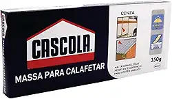 Cascola Massa para Calafetar, Cinza, 1x350g