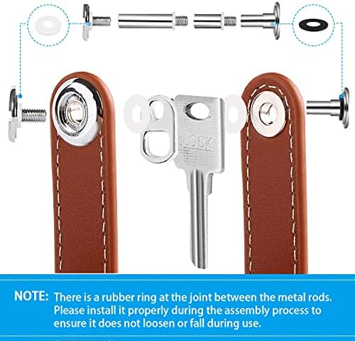 Flintronic Portable Key Organizer - Smart Keychain Holder (10-12 Keys) - Image 3