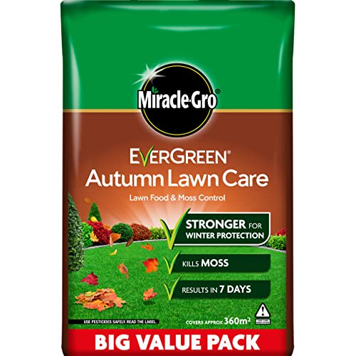 Miracle-Gro 121197 Autumn Lawn Care, Lawn Food & Moss Control, 360 m2,...