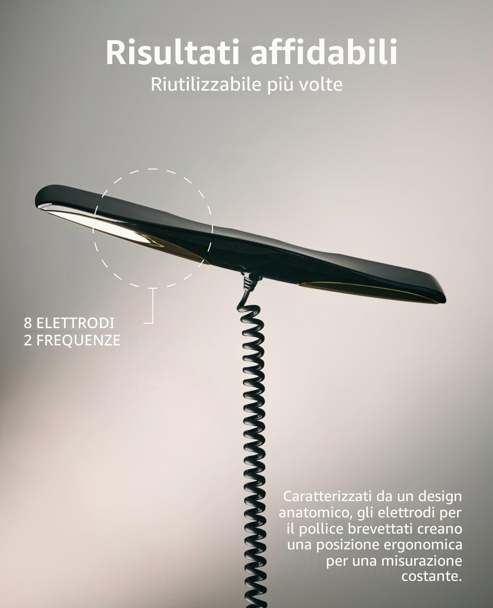 InBody Scala H20N Smart per l'analisi della composizione corporea completa - BMI, grasso corporeo, massa muscolare - Connessione Bluetooth - Beige