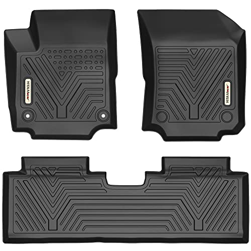 YITAMOTOR Floor Mats Compatible with 2018-2023 Chevrolet Equinox, Custom Fit Floor Liners 1st & 2nd Row All-Weather Protection, Black