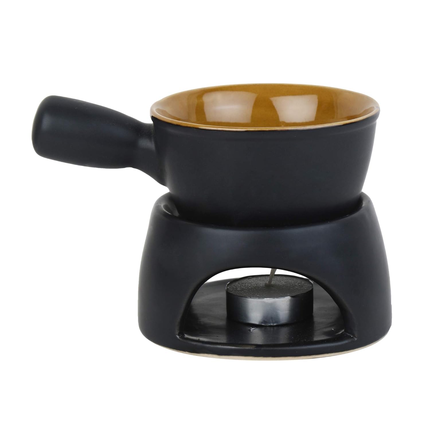 Pure Source India Aromatherapy Aroma Ceramic Fondue Burner, Ceramic Oil Scented Diffuser, Furnace for Bedroom, Home Decor Item, Housewarming Gift (Black) (B0DGTKTQ1B) Amazon Price History, Amazon Price Tracker