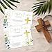 25 PCS Baptism Certificates for Church, Baby Dedication Certificate Paper, Dedication Christening Gifts for Girls Boys,Baptismal Certificates for Adults Baby Teenagers,8x10 Inch (Eucalyptus)