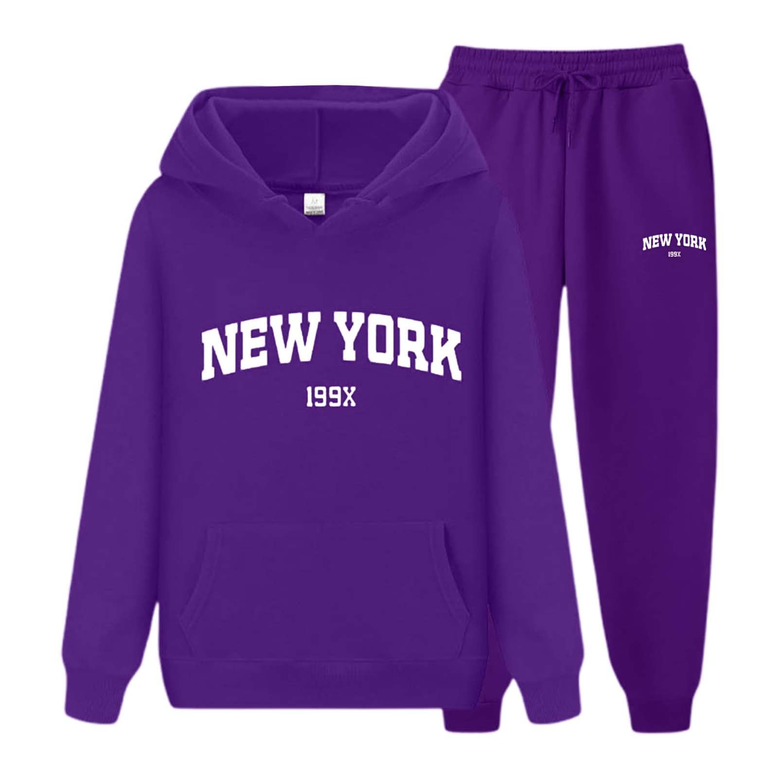Set di pantaloni da donna eleganti e moderni, unisex, abbigliamento sportivo, per uomo e donna, taglia lunga