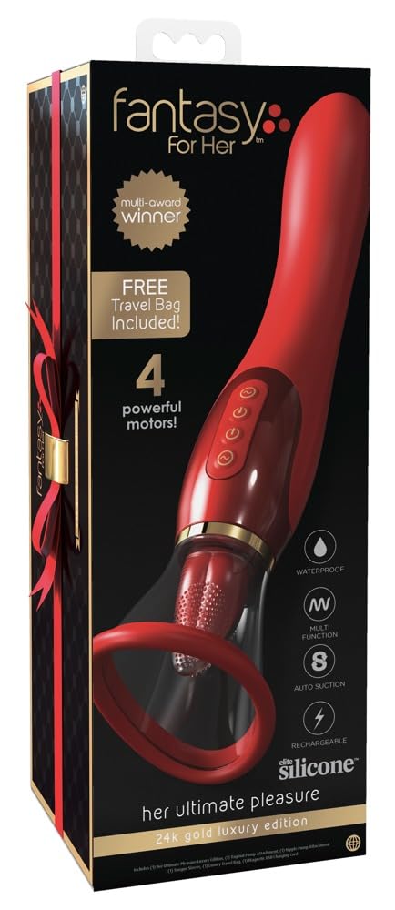 PipedreamFantasy for Her Her Ultimate Pleasure Holiday Version Red One Size