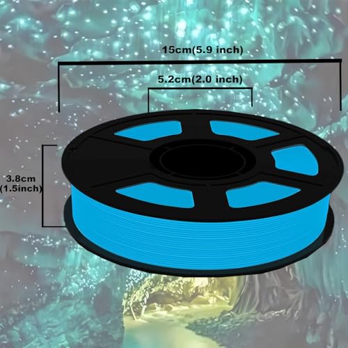 Image of 3D Printer Filament 1.75mm Filajoy3D 3D Printing Filament Dimensional Accuracy + /- 0.02mm for Most FDM 3D Printers,Purple,Blue,Green,Yellow, 250g*4 Pack