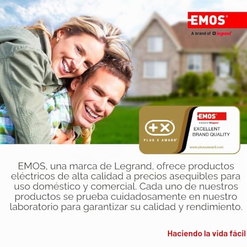 Miniatura 8 de Emos Detector De Movimiento Infrarrojo Ip44, 12 M, 180 , 3 2000 Lux, 10 S 15 Min, 230 V, Interior Exterior, Montaje En Superficie, Blanco