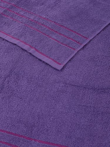 Image of Monte Carlo Essential 100% Cotton Small Bath Towel | 340 GSM Ultra Lightweight & Quick Dry | Soft Absorbent Compact Towel 60x120 cm | Bathroom Towel for Gym, Travel & Daily Use (Soho) | Wine Red