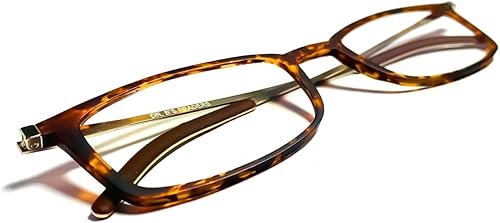 Miniatura 3 de DR. B's Readers Gafas de lectura rectangulares con estuche universal para cápsulas, lentes para lectura prebíope