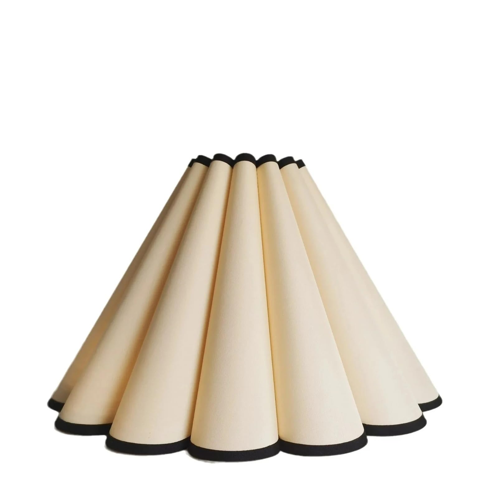 Luxemetals Beige Fabric Petal Lampshade E26 E27 - Table Lamps, Floor, And Chandeliers