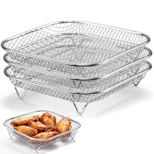 P&P CHEF Square Air Fryer Rack Set