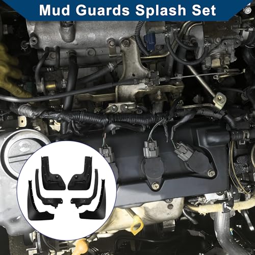 Image of Mud Flaps Splash Guards W /Mount Accessories for BMW 5 Series GT 2012-2015 Front and Rear Mud Guards 1 Set