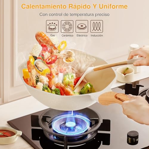 La mejor selección de Sartenes para saltear disponible en línea para comprar. 24 Imagen adicional