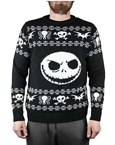 The Nightmare Before Christmas Jack Skellington Knitted Jumper Black3