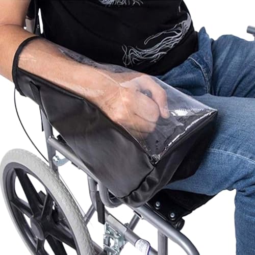 Funda para palanca de mando de silla de ruedas eléctrica, escudo impermeable duradero, protector de mango de scooter de movilidad para montar al aire libre, funda protectora transparente resistente al