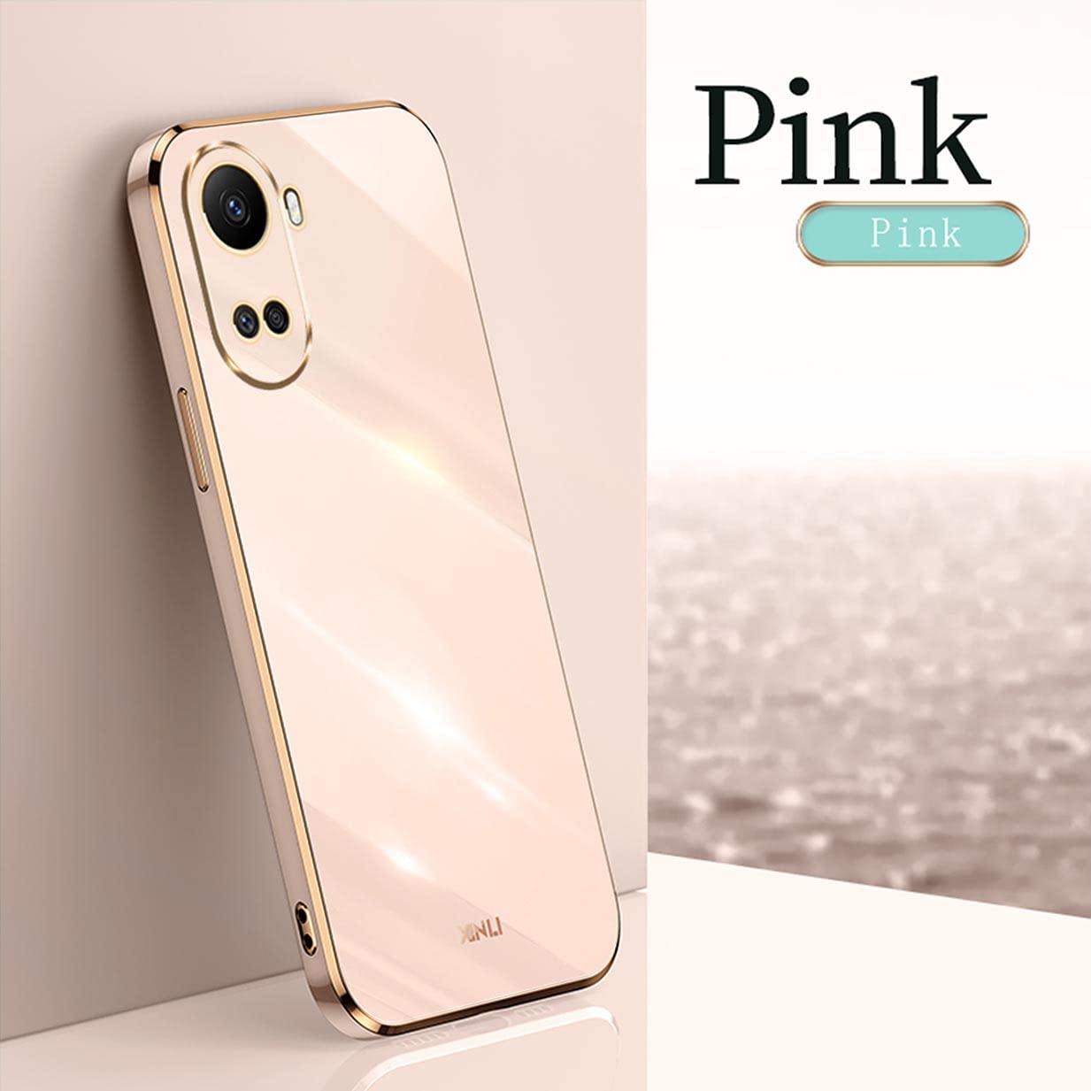 Custodia In Silicone Per Huawei Nova 10 SE Con Motivo Floreale E Cordino Regolabile Incluso - Cover Antiurto Sottile, Protezione Angoli, Rosa Rosso