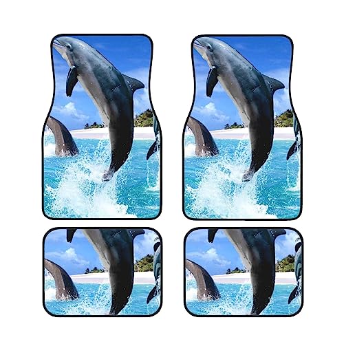 Tapis de sol de voiture dauphin imperméables universels pour protection SUV et camion