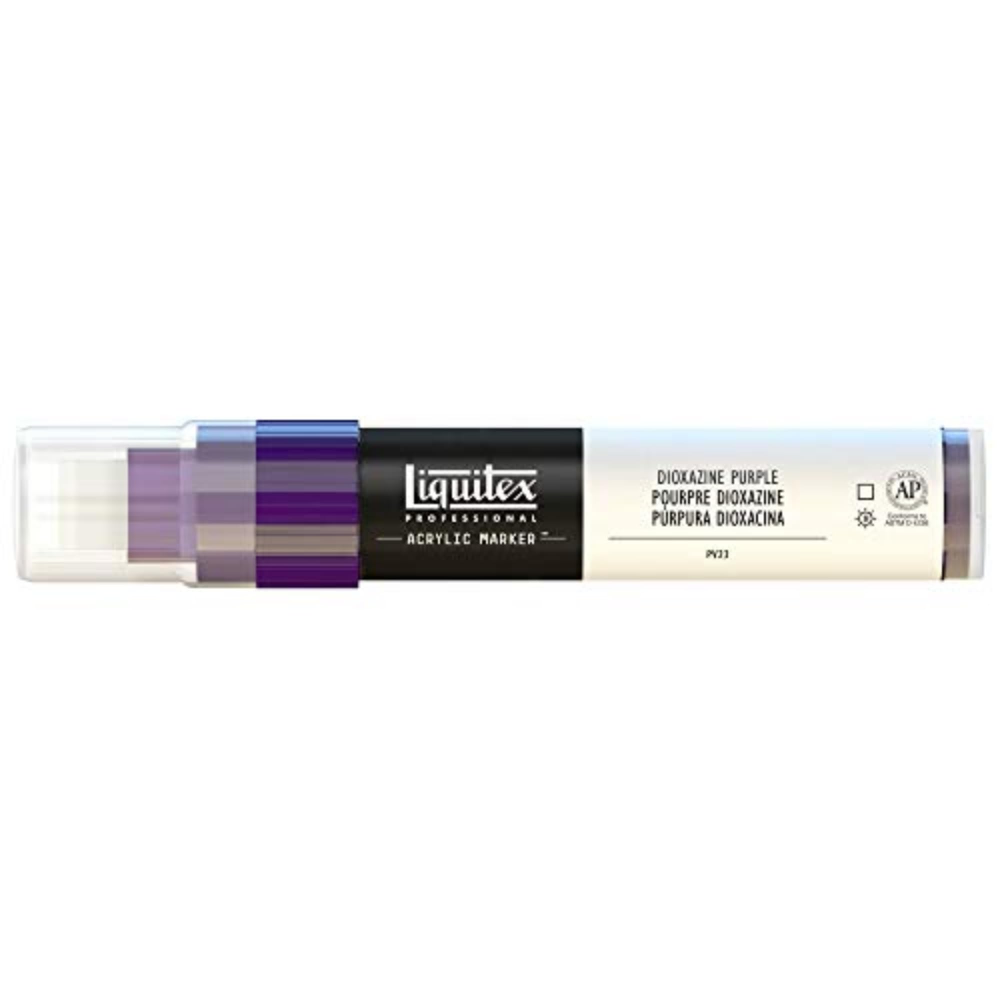 Liquitex Professional Paint Marker with 8-15 mm Wide Nib - Dioxazine Purple