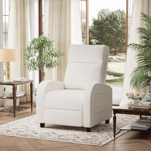 Image of Homall Recliner Chair, Recliner Sofa Fabric for Adults, Beige Recliners