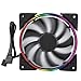 Wentylator PC-CPU 120 cm, chłodzenie procesora Smart AURA RGB Cichy wentylator 12 cm