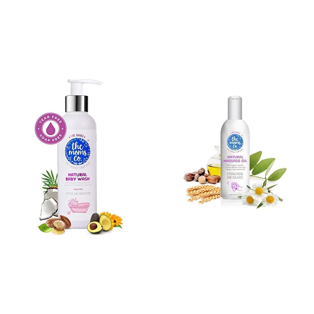 the moms co baby massage oil