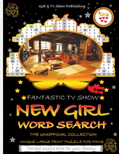 NEW GIRL WORD SEARCH: The Unofficial Collection - Large Print, Anti Eye Strain, Brain Teasers for Relaxation and Fun - Big Puzzle Book for Seniors, Teens, Kids (Perfect Gifts for All Ages) image 2
