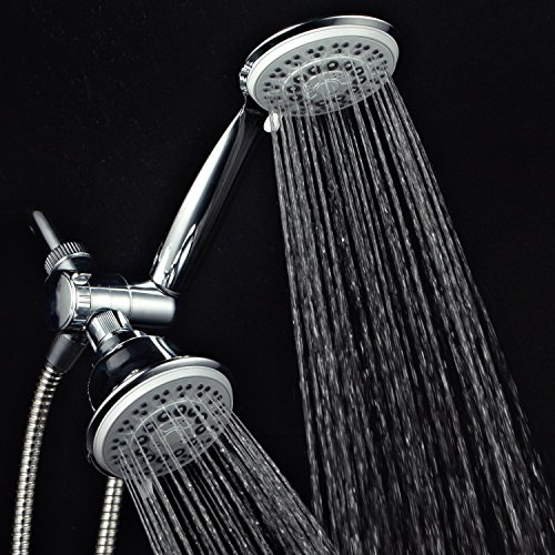 Combo de regadera 3 vías PowerSpa de lujo gris 30 ajustes miniatura 3