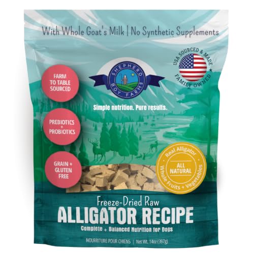 Shepherd Boy Farms Alligator Dog Food 14 oz
