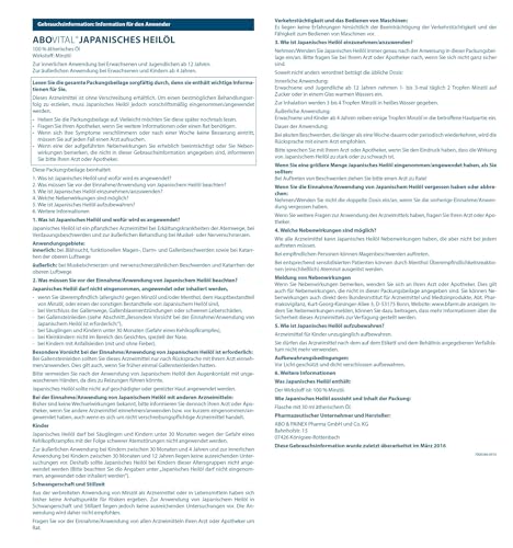 ABOVITAL Minzöl Japanisches Heilpflanzenöl zum Einreiben, Inhalieren, Einnehmen 60ml (2 x 30ml)