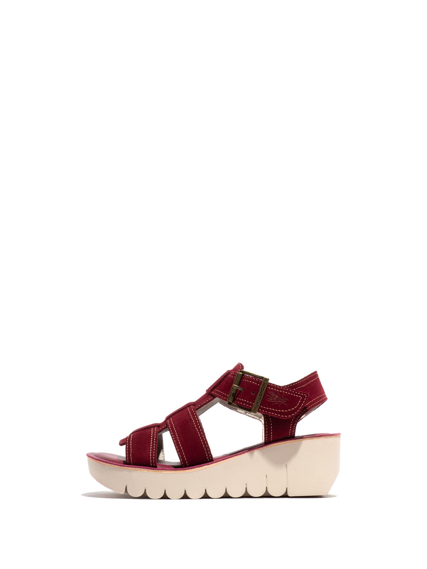 Fly London YUDD236FLY, Sandal Women's Fashion Shoes, BERRY, 7