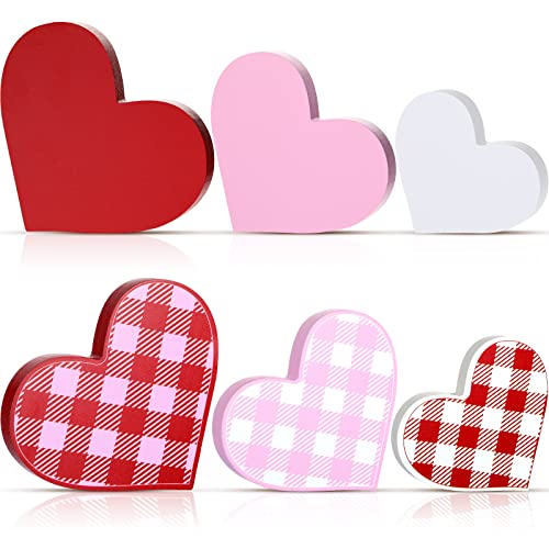 Valentine's Day Heart Wood Signs Reversible