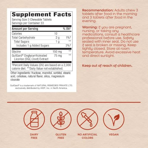 Nature's Way DGL Chewable Tablets