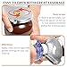Uinxan Jar Bottle Can Opener for Weak Hand & Seniors with Arthritis-Easy Twist Off Caps (0.6