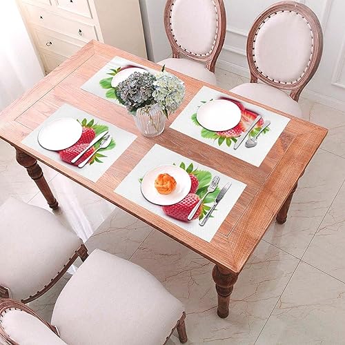 Set de table en PVC lavable et antidérapant haute protection thermique - 4