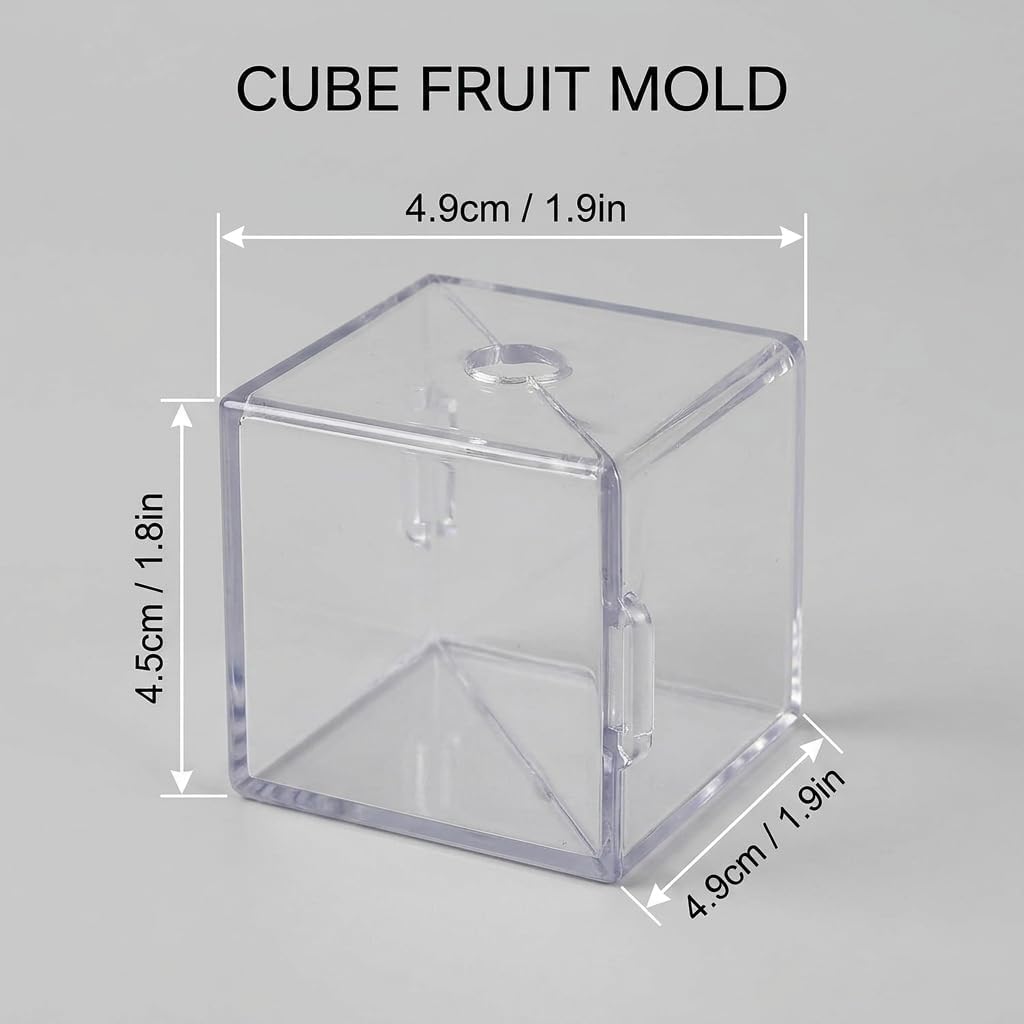 Fruit Shaping Mold for Growing Unique Vegetables, Creative Cube Shaped Fruit Vegetable Mold, Plant Shaper for Home Gardeners Lunch Boxes Educational Projects Garden Party Garnishes image 2